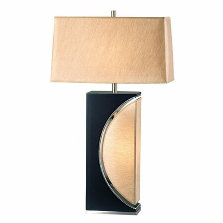 NOVA LIGHTING Half Moon Table Lamp Dark Brown 736